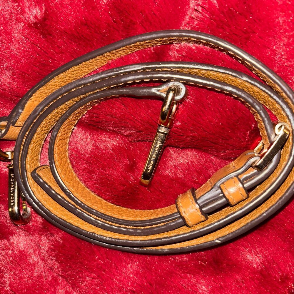 Michael Kors Pebbled Leather Replacement Strap and MK Medallion For Purses